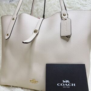 1円【入手困難】10万円 コーチ COACH トートバッグ ビジネスバッグ ブリーフケース A4 2way レザー ターンロック　メンズ レディース 