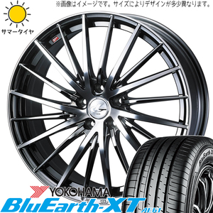 235/55R19 サマータイヤホイールセット アウトランダー etc (YOKOHAMA GEOLANDAR AE61 & LEONIS FR 5穴 114.3)