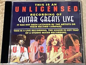 Guitar Greats Live This is an UNLICENSED クラプトン、ジミ・ヘンドリックス、ブライアン・メイ、ジミー・ペイジ、レニークラヴィッツ