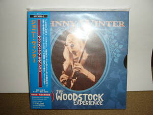 名手Johnny Winter 特殊仕様盤「The Woodstock Experience」リマスター紙ジャケット仕様限定盤二枚組　国内盤未開封新品。