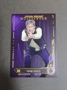 【50枚限定】STAR WARS スター・ウォーズ ハン・ソロ ハリソン・フォード カード TOPPS Master Work