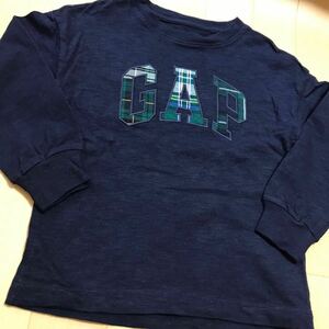 gap キッズ　100サイズ　長袖　tシャツ　紺色 a29