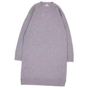 極美品 エルメス HERMES ニット ワンピース セーター ロングスリーブ 長袖 カシミヤ100％ トップス レディース 36(S) cf12ms-rm20f12543