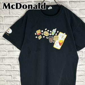 MyMcDonald’s Rewards マクドナルド 両面デザイン Tシャツ 半袖 輸入品 春服 夏服 海外古着 会社 企業 ジャンクフード ファストフード