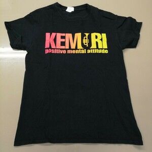 D01 バンドTシャツ　ケムリ　グラデロゴT　KEMURI