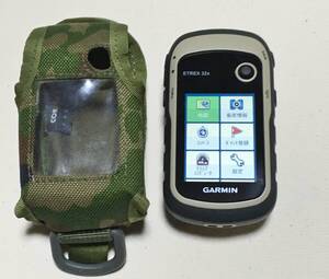 GARMIN eTrex 32ｘ 日本語化 日本地図 全国版 3軸電子コンパス 高度計 等高線 GARMIN 2.2インチ ハンディGPS トレッキング 登山 中古美品