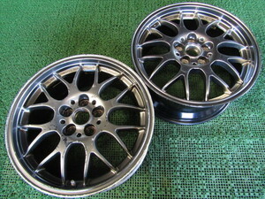 D4576 BBS RG-R RG714 17インチ 7.5J+48 100-5H 2本 軽量 鍛造 FORGED プリウス 86 BRZ レガシィ インプレッサなど