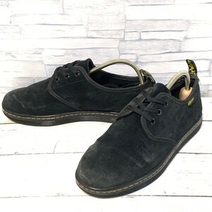 R7101bL Dr.Martens SOHO ドクターマーチン ソーホー 3EYE SHOE レザーシューズ スエード ブラック 黒 サイズUK6 (25cm位) メンズ