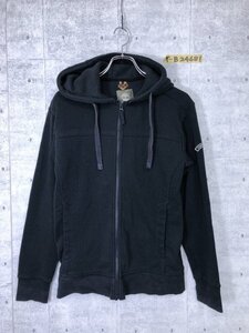 Timberland ティンバーランド メンズ 裏起毛 ニット素材 ジップパーカー M チャコールグレー