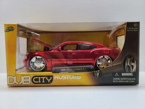 1:24 2006 DODGE CHARGER R/T 1/24 ダッジ チャージャー CUSTOM SOUND SYSTEMS Jada TOYS DUB CITY KUSTOMS カスタムホイール 未開封品