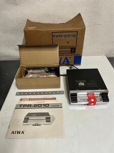 新品未使用？ 新品同様 希少！レア！アイワ AIWA 当時物 カセットデッキ ラジオ付き TPR-2010 ビンテージ 旧車 ギャラン 昭和レトロ