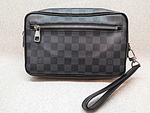 ★☆【ルイヴィトン】Louis Vuitton ダミエ グラフィット ポシェット カサイ クラッチ セカンド バッグ M33424 ot☆★