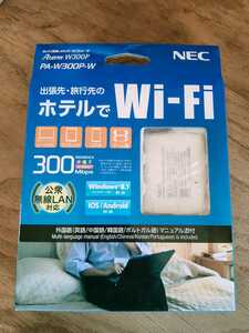 NEC Wi-Fi 無線LAN ポータブルルータ Aterm PA-W300PW