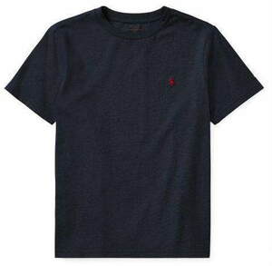 【 新品 】ラルフローレン ■ コットンジャージーTシャツ ■ レディース S~M / US Boys M ■ ネイビーヘザー POLO RALPH 正規品