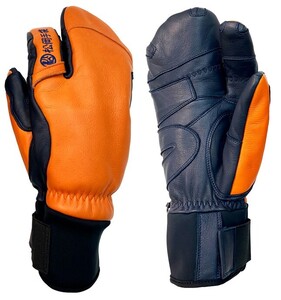 25松岡手袋　ESK-2130　ORANGE/NAVY（限定カラー）サイズ：M　定価は￥23100　　30％OFF即決