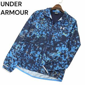 UNDER ARMOUR アンダーアーマー 春夏 総柄★ ブルゾン ジャケット ウインドブレーカー Sz.SM　メンズ ゴルフ　A4T01403_2#M