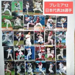 プレミア12　侍ジャパン　日本代表選手　カルビー　プロ野球カード　28枚