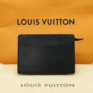 正規品 LOUISVUITTON ルイヴィトン ヴィトン エピ ポシェット オム セカンドバッグ クラッチバッグ ハンドバッグ ブラック 黒 M52522