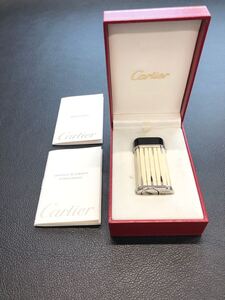 Cartier カルティエ ガスライター　オーバル　コンビ　箱付き