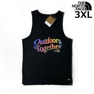 1円～!売切!【正規新品】THE NORTH FACE PRIDE TANK タンクトップ Tシャツ US限定 グラフィック レインボー アウトドア(3XL)黒 180903-15