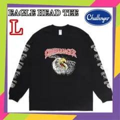 CHALLENGER チャレンジャーL/S EAGLE HEAD TEE 黒　L