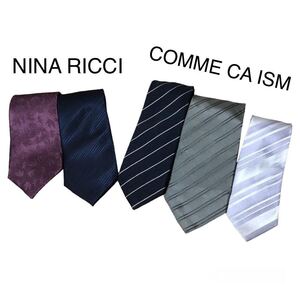 ネクタイ　5本セット　NINA RICCI COMME CA ISM