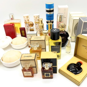 【K-37】香水　CHANEL　COCO　No.5　No.19　NINA RICCI　Dior　YSL　Cartier他　フレグランス　ソープ　おまとめ　箱　ケース付　現状品