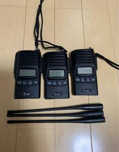 ★動作未確認★★ICOM IC-VH25MFT VHF 一般業務無線機★3台セット★現状品