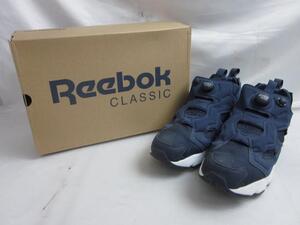 優良品 リーボック Reebok インスタ ポンプヒューリー DV6986 27.5cm ネイビー メンズ