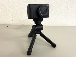 高崎店【中古品】u10-141 SONY ソニー デジカメ Exmor RS 4K VLOGCAM ZV-1 ブラック WW119533 シューティンググリップ GP-VPT2BT 2点セット