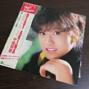 中森明菜 BEST AKINA メモワール L-12590 レコード LP