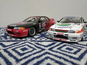 1/24 ハセガワ　スカイラインGT-R Gr.A完成品　2台