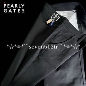 本物 新品 43594134 PEARLY GATESパーリーゲイツ/4(サイズM) 超人気 パワフルコットン ストレッチロングパンツ 