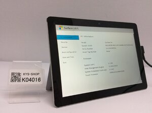 ジャンク/ Microsoft Surface Go Intel Pentium 4415Y メモリ8.19GB NVME128.03GB 【K04016】