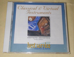 ★BEST SERVICE CLASSICAL & VIRTUAL INSTRUMENTS SOUND LIBRARY (CD-ROM)★