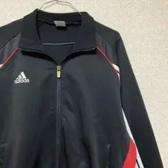 80s 【デサント製】 adidas トラックジャケット　ジャージウェア　XL