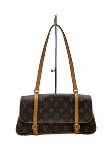 LOUIS VUITTON◆ポシェット・マレル_モノグラム・キャンバス_BRW/PVC/BRW//