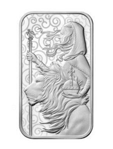 ウナとライオン 2021年 1オンス 純銀 シルバー バー ロイヤルミント The Royal Mint 1oz FINE SILVER Una & the Lion Silver Bar Minted