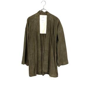 VISVIM(ビズビム) SANJURO KIMONO IT (GOAT SUEDE) 18AW (d brown)