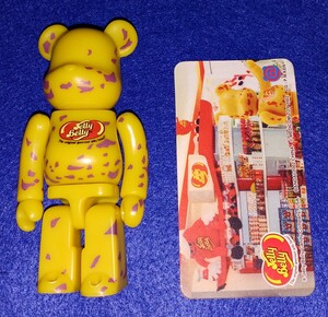 即決 送料無料 メディコムトイ BE@RBRICK ベアブリック 2002 JellyBelly 100％ Top banana ② / ジェリーベリー ジェリービーンズ