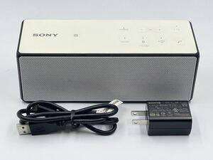 動作○ SONY SRS-X3 ポータブルワイヤレススピーカー　Bluetooth対応 ホワイト
