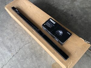 【中古品】THULE スーリー フット710410 スクエアバー7122 スバル フォレスター(SK#) ルーフレール付き車 用ベースキャリア