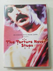 【中古DVD イヴニング・ウィズ・フランク・ザッパ　デューリング・ウィッチ・ザ・トーチャー・ネヴァー・ストップス Frank Zappa】