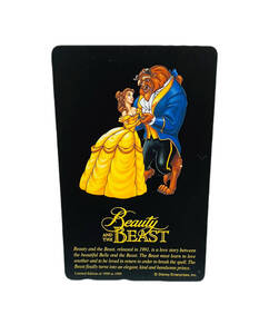 【コレクター必見】＊未使用品/非売品＊Disney ディズニー / BEAUTY AND THE BEAST 美女と野獣 / テレカ50度 テレホンカード 管理：Y