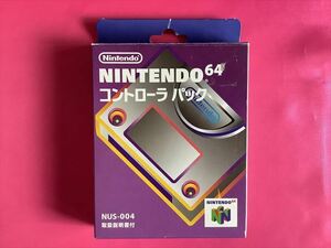 任天堂純正　新品！N64　コントローラパック 　　　