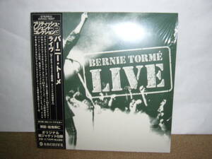 元Gillanの名ギタリスト Bernie Torme 大傑作Live盤「Bernie Torme Live」日本独自リマスター紙ジャケット仕様限定盤　未開封新品