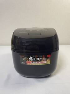 極美品 ほぼ未使用 保管品 TOSHIBA 東芝 真空IHジャー炊飯器 炎匠炊き RC-10E9VR ディープブラウン 1.0L 5.5合炊き 鍛造かまど銅釜 