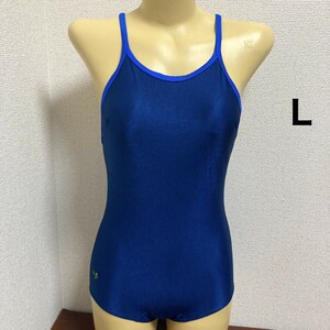 D371ダービースター♪ストレッチ♪1円スタート！青のパイピングにネイビー女子スク水♪アンダーやコレクションや撮影会にも♪サイズL