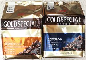 ucc　GOLD SPECIAL ゴールドスペシャル コクのブレンド280ｇ＋まろやかブレンド280ｇ 合計2袋 レギュラーコーヒー 粉 珈琲　送料無料 