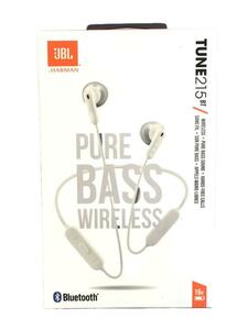 JBL◆ネックバンド型Bluetoothイヤホン/インナーイヤー/TUNE215/ホワイト//